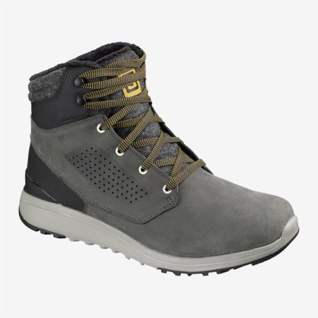 Scarpe Trekking Salomon UTILITY WINTER CS WP Uomo Grigie IT 4-N83